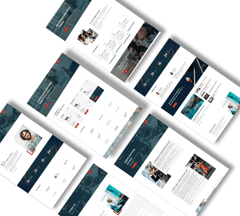 Stock placeholder image with grayscale geometrical mountain landscape